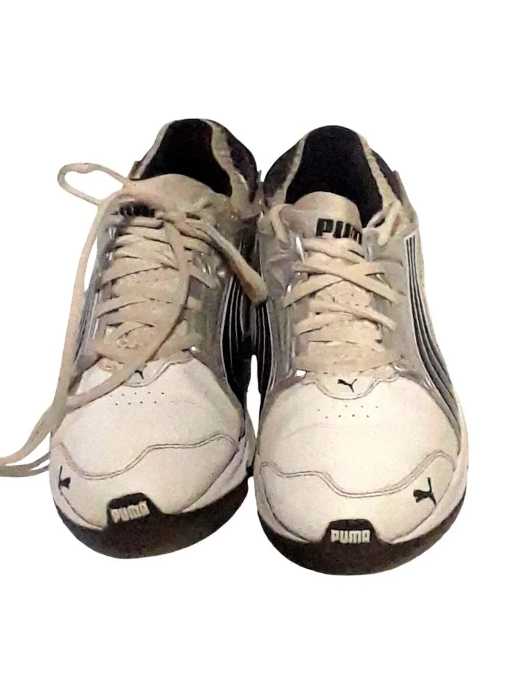 Puma Power Tech Blaze Sports Lifestyle US 4 Youth White Leather